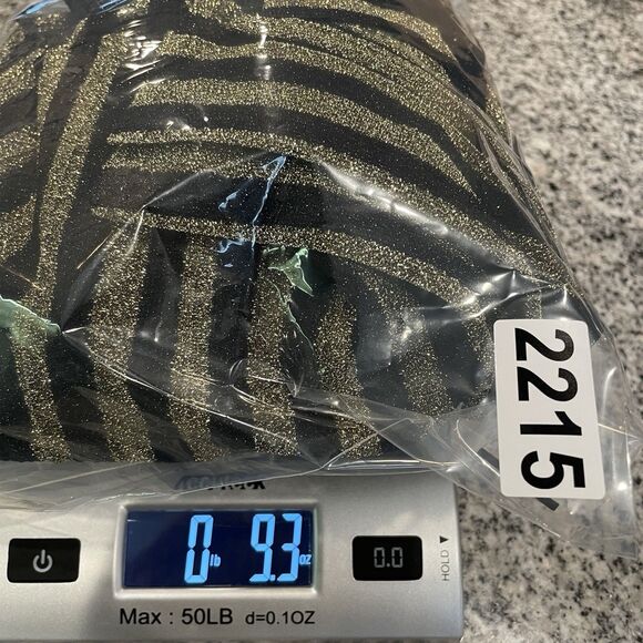 Modcloth 'Glitz The Spot' Pleated Midi Skirt Metallic Gold Glitter- L - Picture 12 of 13